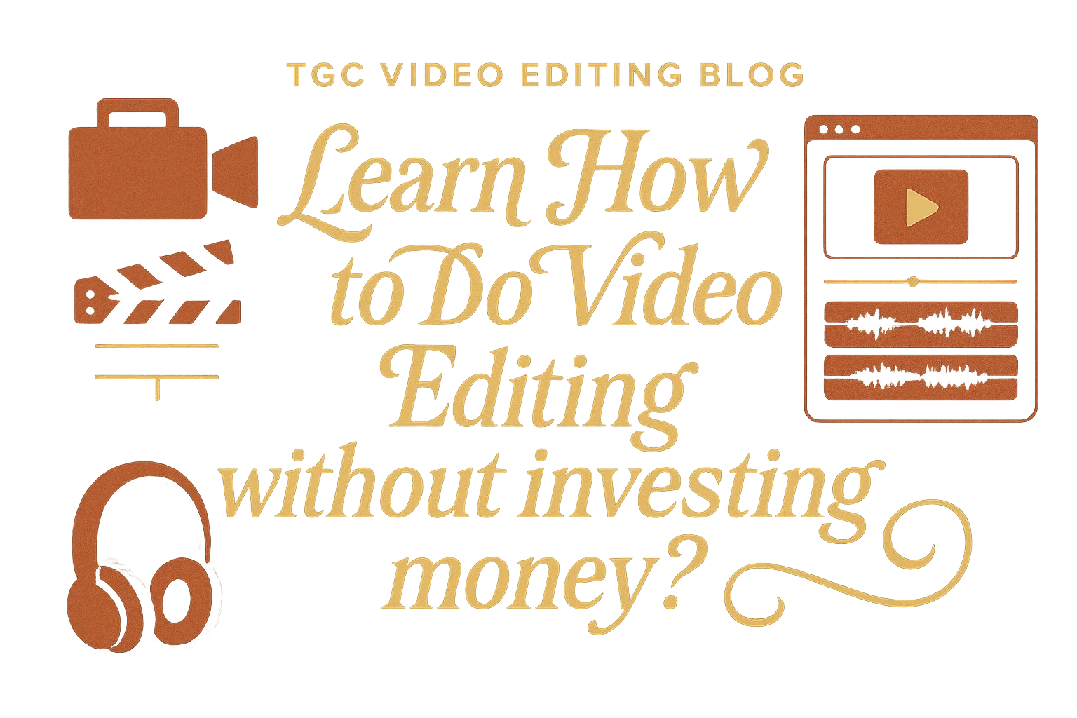 Learn How to Do Video Editing without investing money?